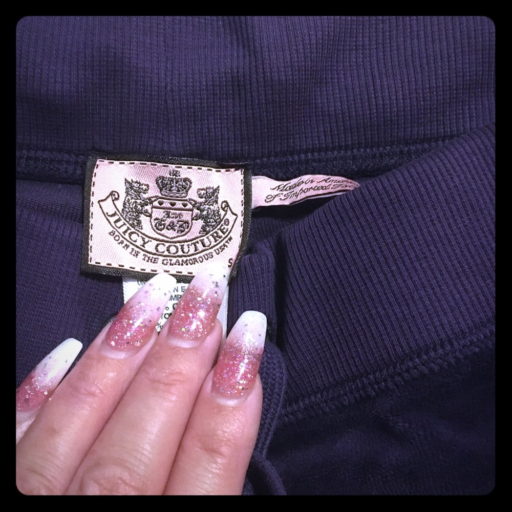 Juicy couture royal purple velour pants✨